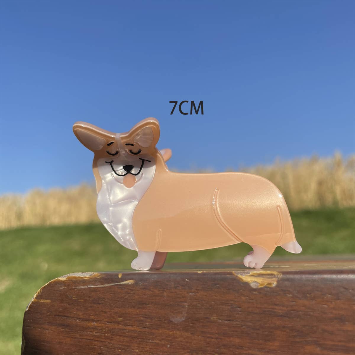ACCITY - Cartoon Dachshund Corgi Acetate Hair Claw Clip_CWAHA0555