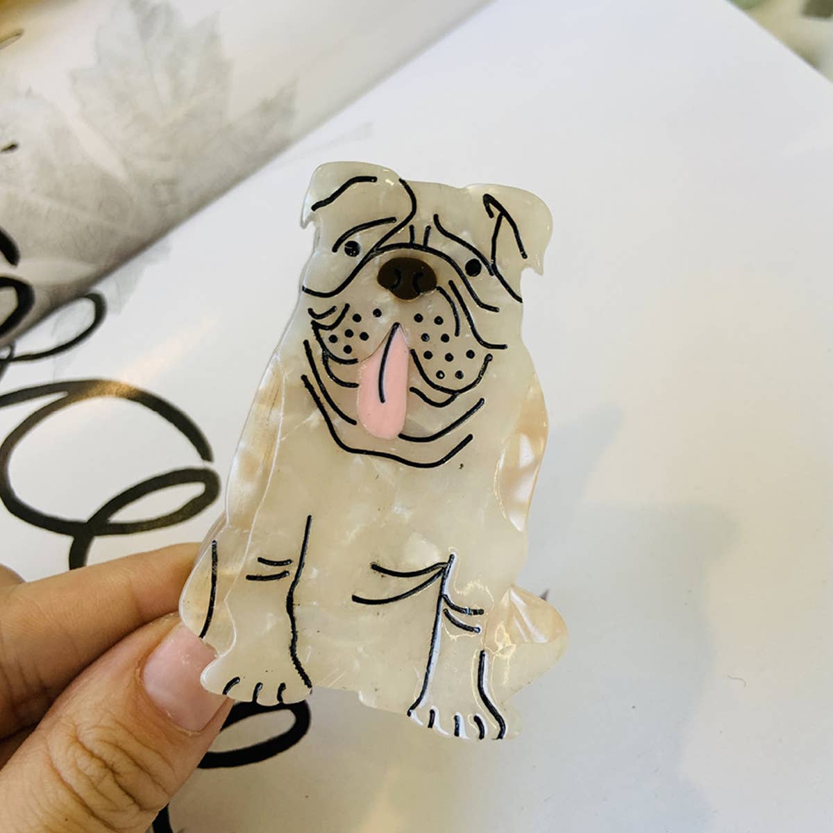 ACCITY - Cartoon Dachshund Corgi Acetate Hair Claw Clip_CWAHA0555