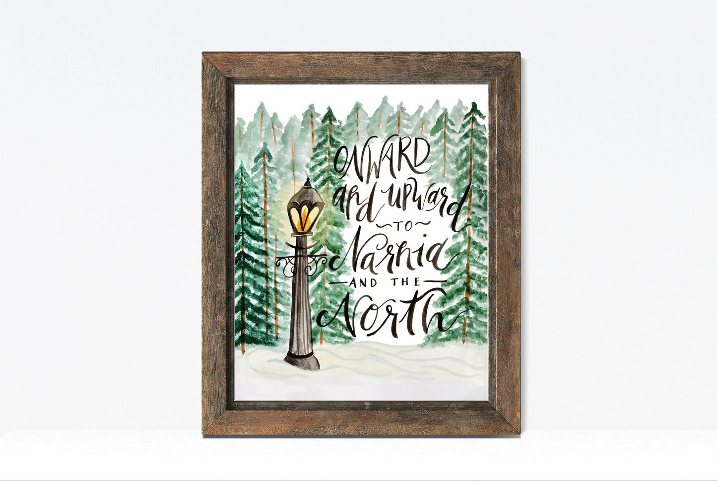 Fox and Wild - Narnia Forest Wall Art / Onward and Upward