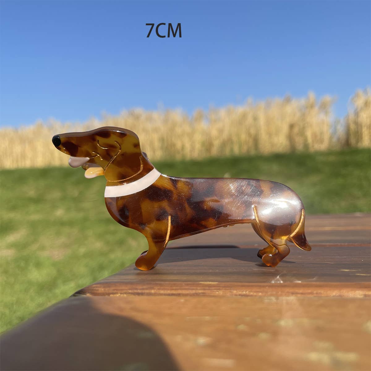 ACCITY - Cartoon Dachshund Corgi Acetate Hair Claw Clip_CWAHA0555