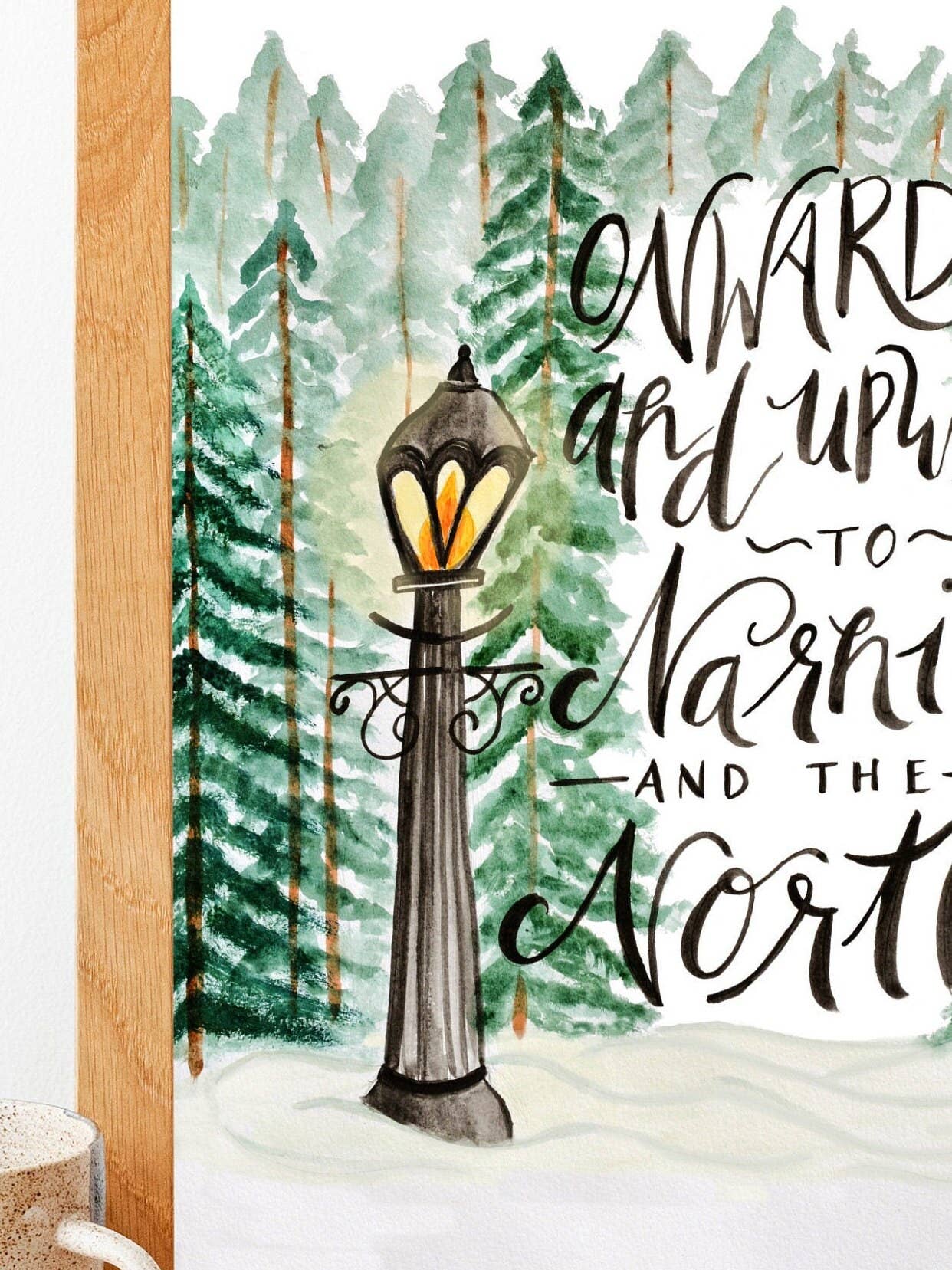 Fox and Wild - Narnia Forest Wall Art / Onward and Upward