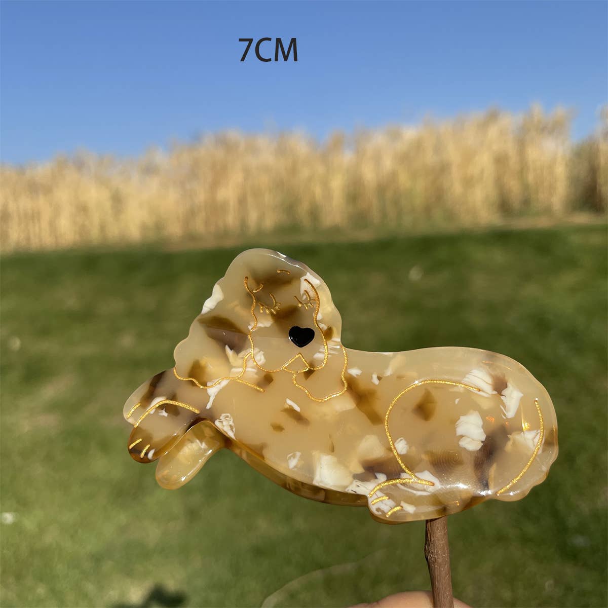 ACCITY - Cartoon Dachshund Corgi Acetate Hair Claw Clip_CWAHA0555