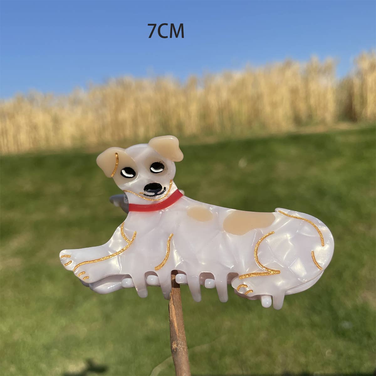 ACCITY - Cartoon Dachshund Corgi Acetate Hair Claw Clip_CWAHA0555