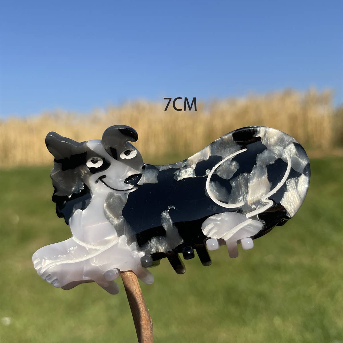 ACCITY - Cartoon Dachshund Corgi Acetate Hair Claw Clip_CWAHA0555