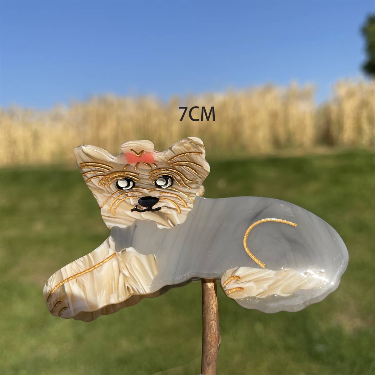 ACCITY - Cartoon Dachshund Corgi Acetate Hair Claw Clip_CWAHA0555