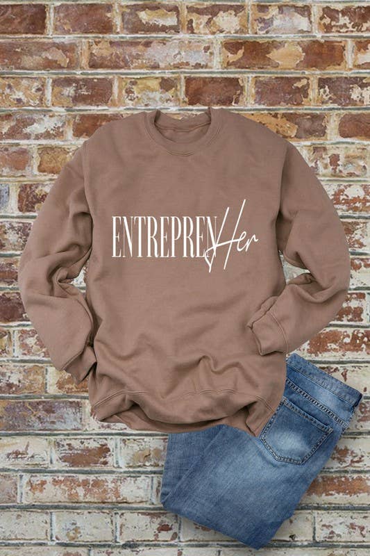 Top Avenue - Entrepren Her, Unisex Crewneck Fleece Sweatshirts