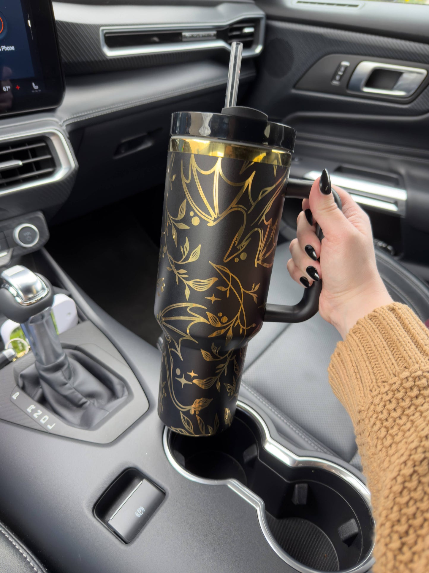 Meaggie Moos - Engraved Gold Dragons Bookish 40oz Tumbler