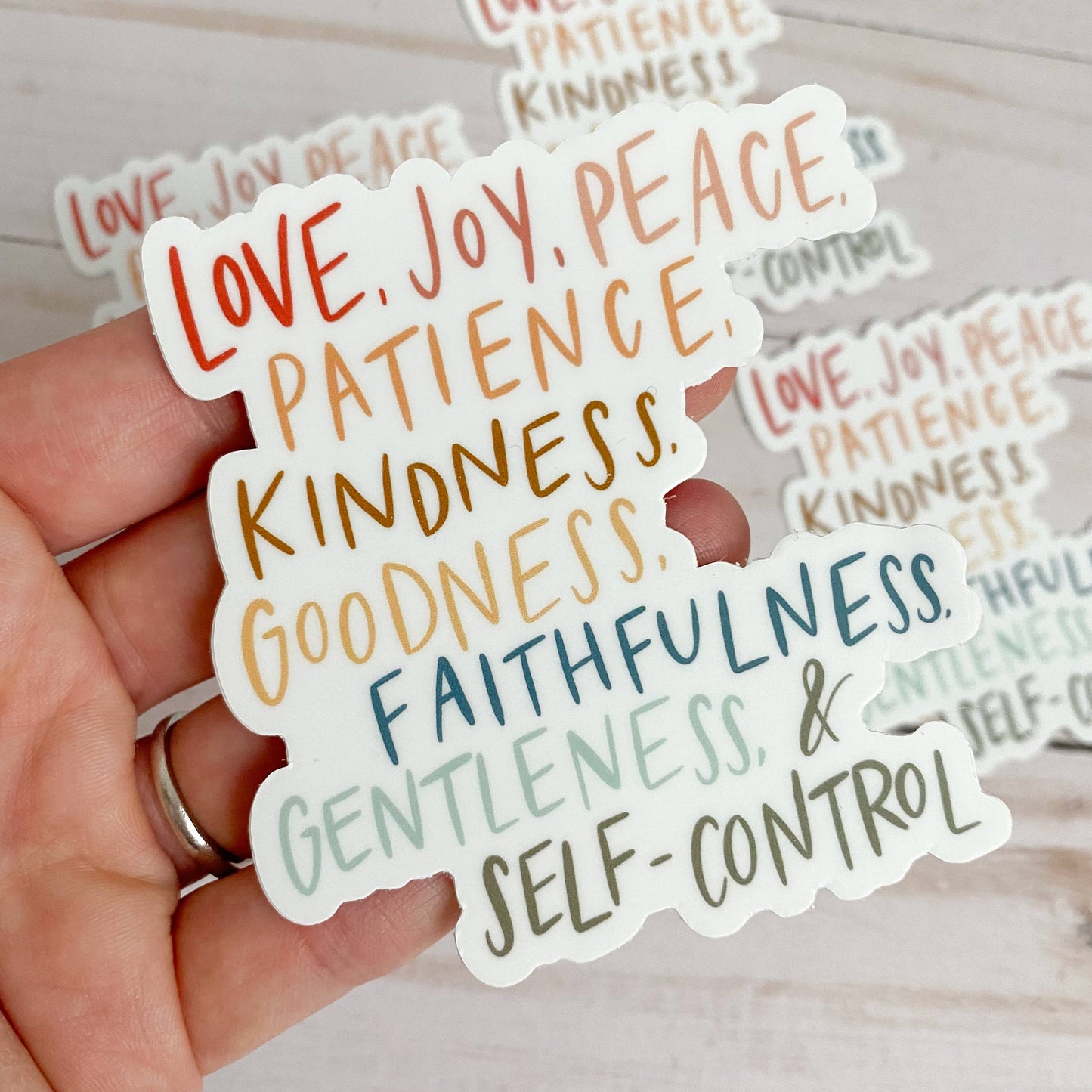 Fruit Of The Spirit Sticker *FREE SHIPPING with any order over $10