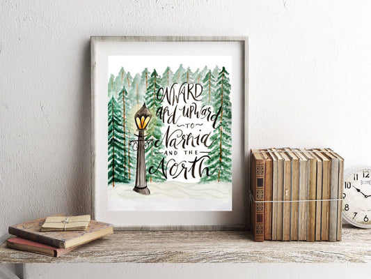 Fox and Wild - Narnia Forest Wall Art / Onward and Upward