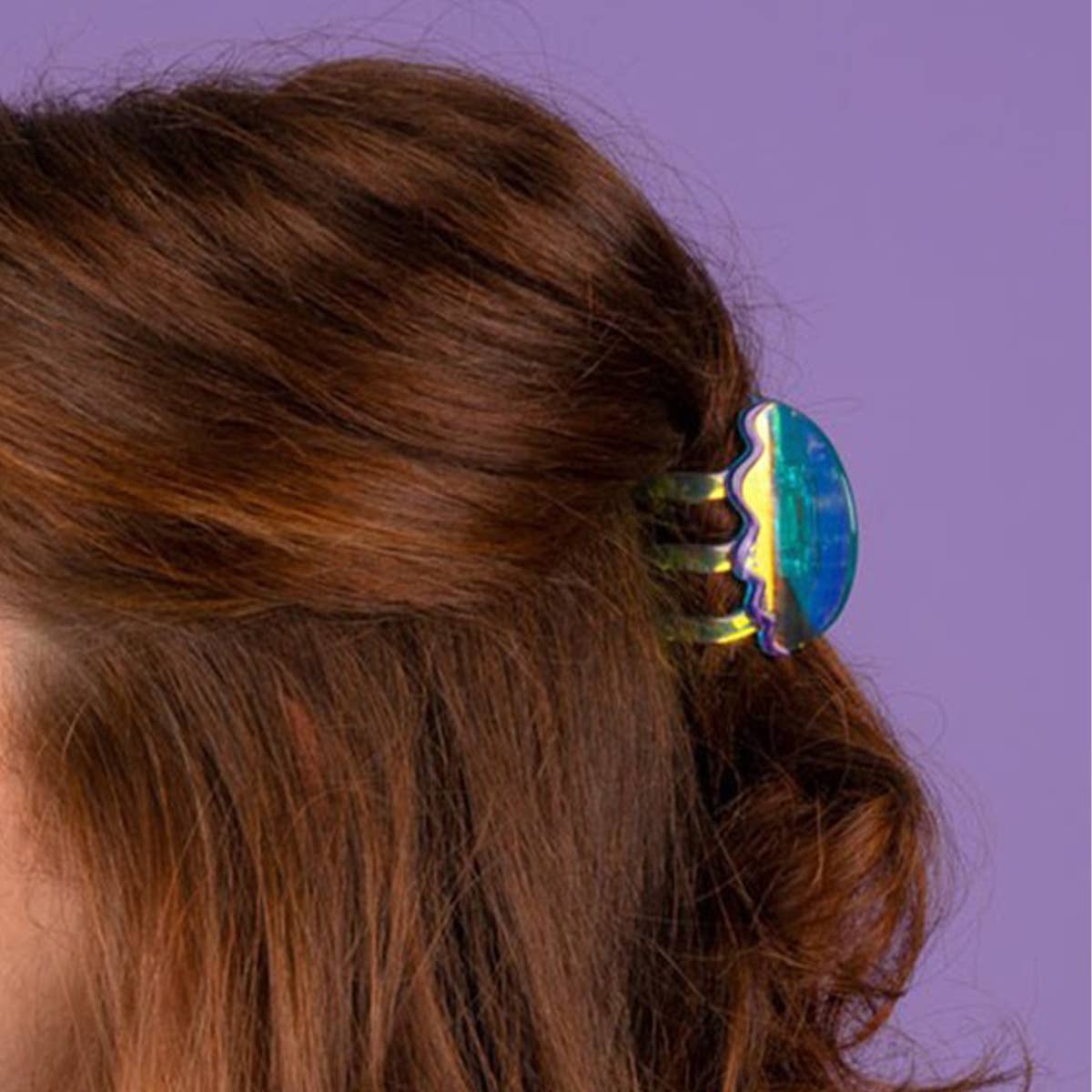 ACCITY - OCEAN BEACH FISH SEASHELL ACRYLIC HAIR CLAW CLIPS _CWAHA0552