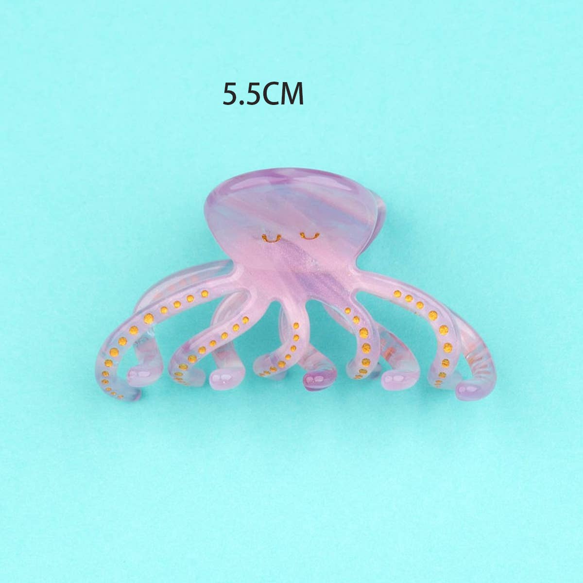 ACCITY - OCEAN BEACH FISH SEASHELL ACRYLIC HAIR CLAW CLIPS _CWAHA0552
