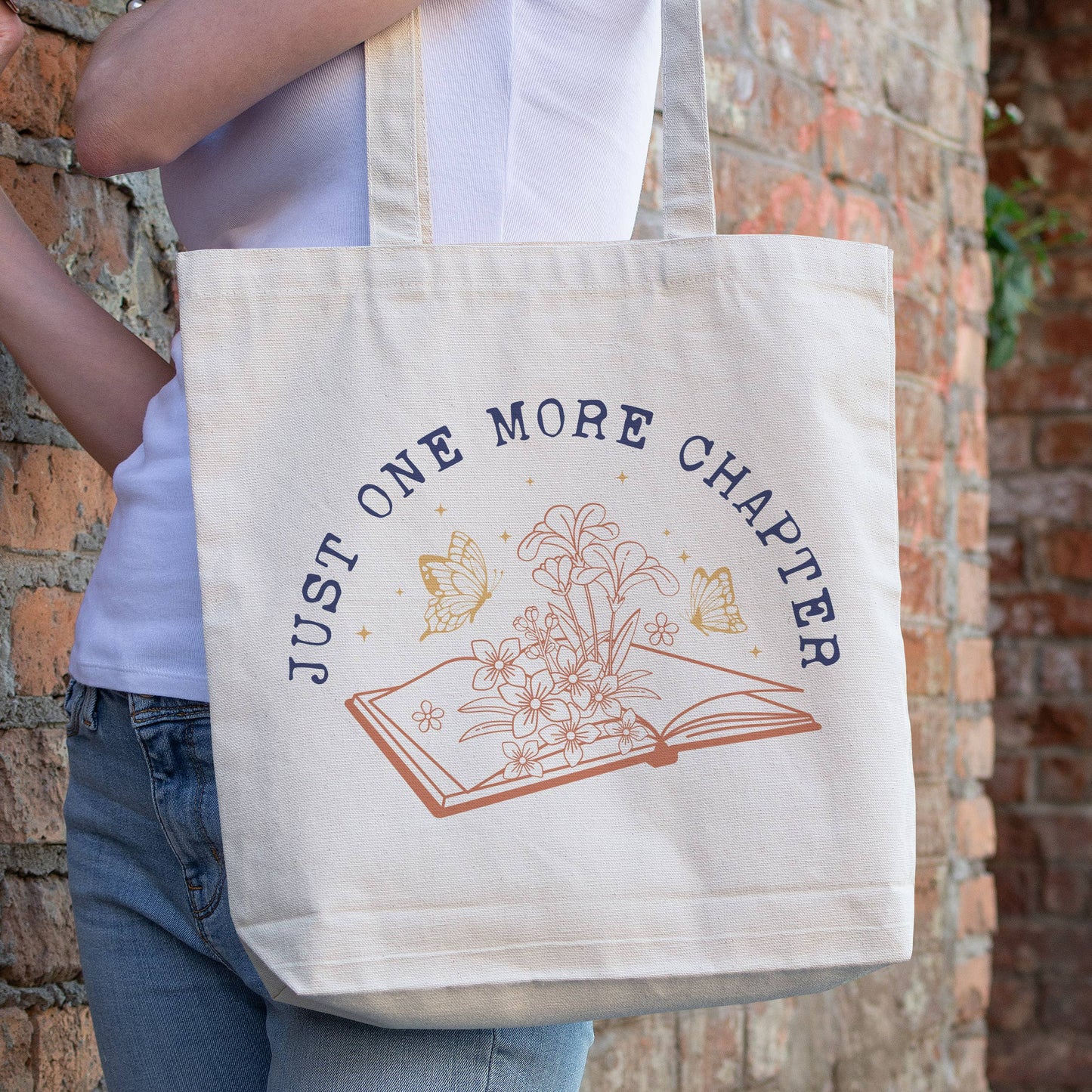 Lucky Luna Apparel - Reading Just One More Chapter Tote Bag
