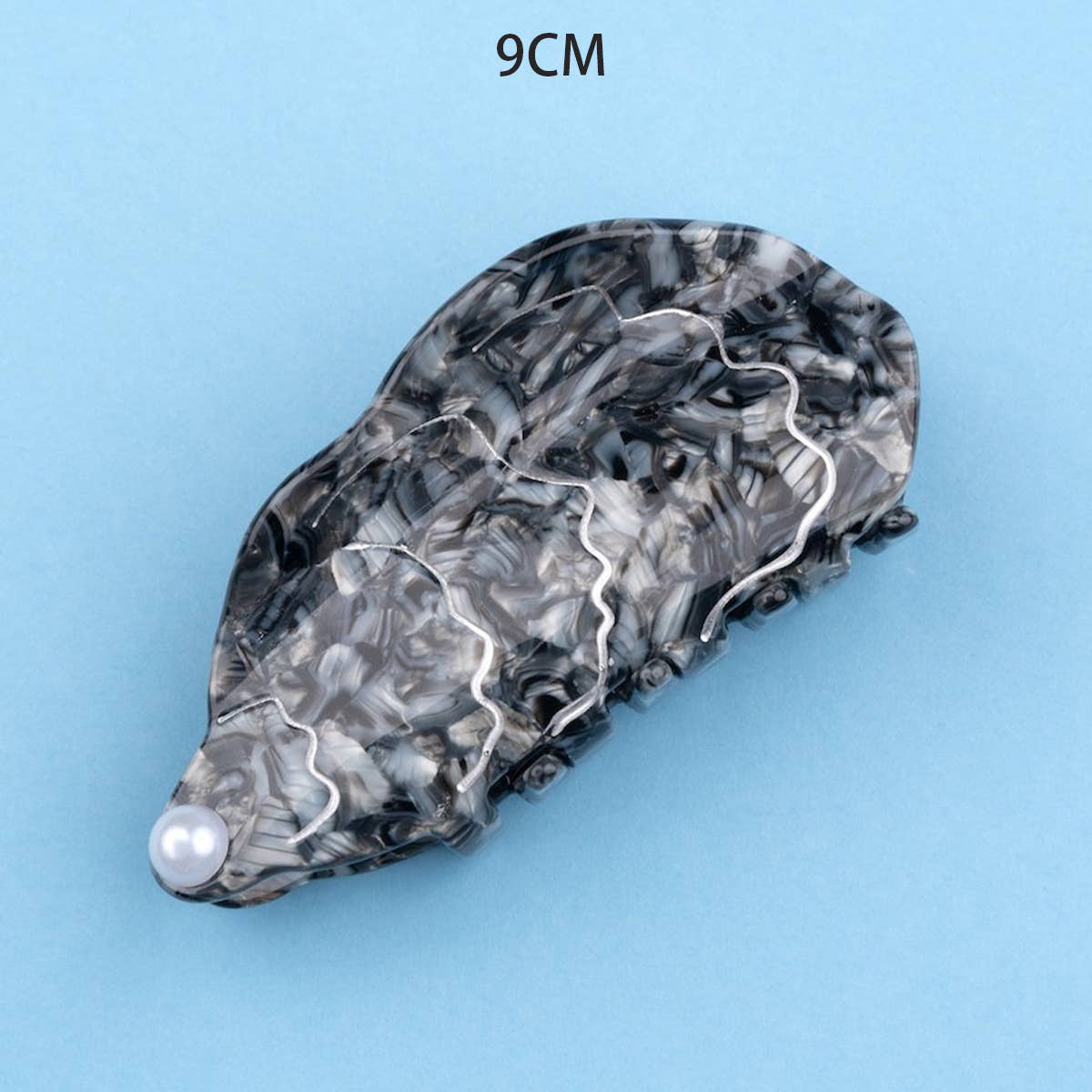ACCITY - OCEAN BEACH FISH SEASHELL ACRYLIC HAIR CLAW CLIPS _CWAHA0552