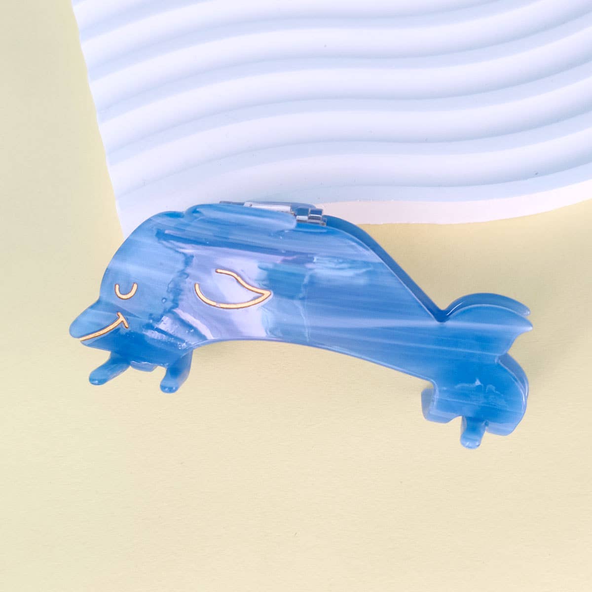 ACCITY - OCEAN BEACH FISH SEASHELL ACRYLIC HAIR CLAW CLIPS _CWAHA0552