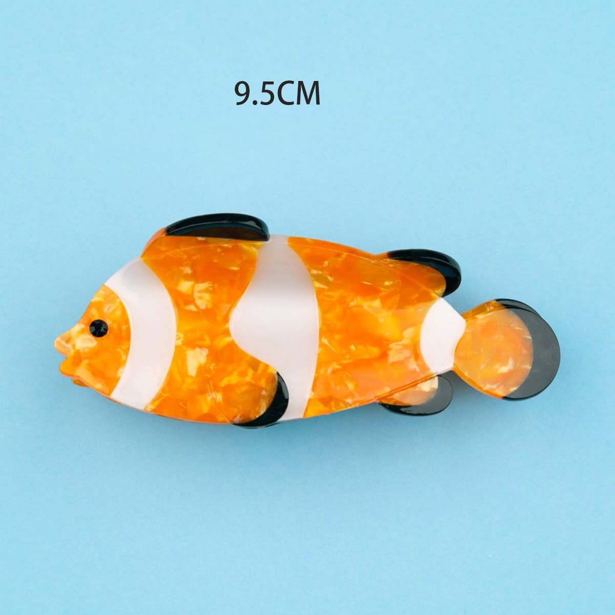 ACCITY - OCEAN BEACH FISH SEASHELL ACRYLIC HAIR CLAW CLIPS _CWAHA0552