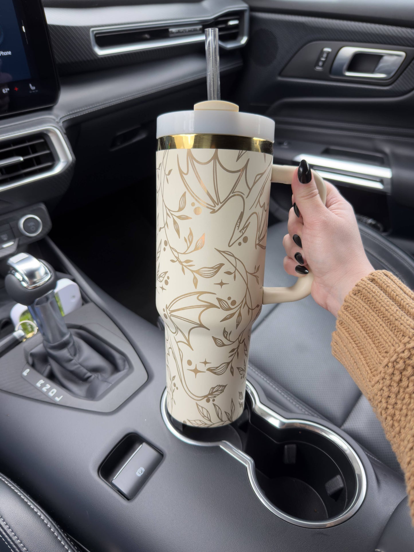 Meaggie Moos - Engraved Gold Dragons Bookish 40oz Tumbler