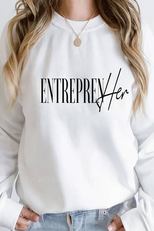 Top Avenue - Entrepren Her, Unisex Crewneck Fleece Sweatshirts