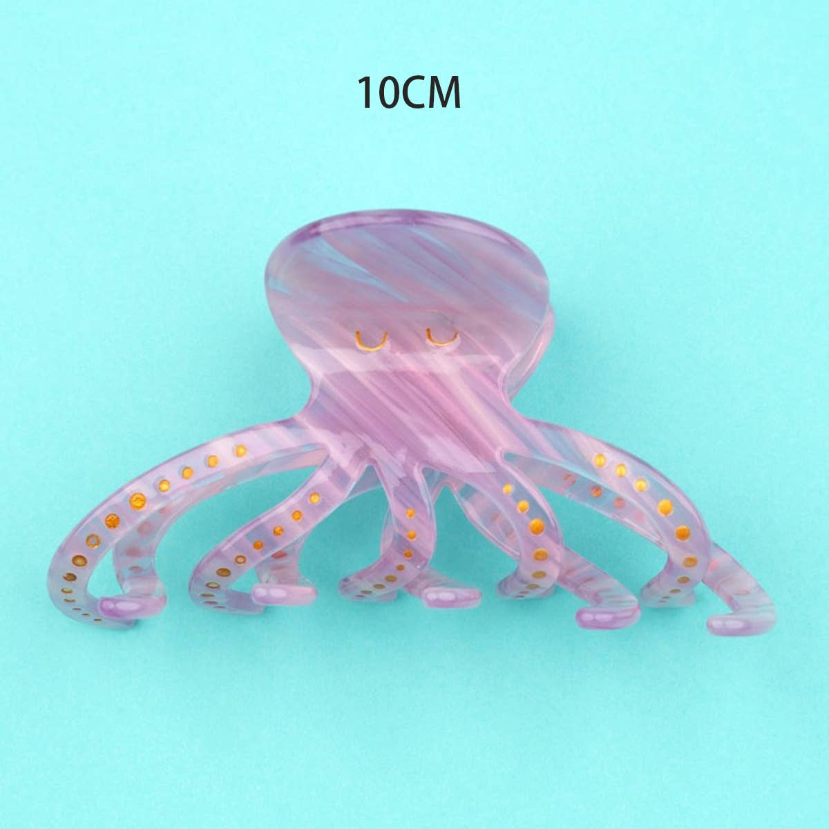 ACCITY - OCEAN BEACH FISH SEASHELL ACRYLIC HAIR CLAW CLIPS _CWAHA0552