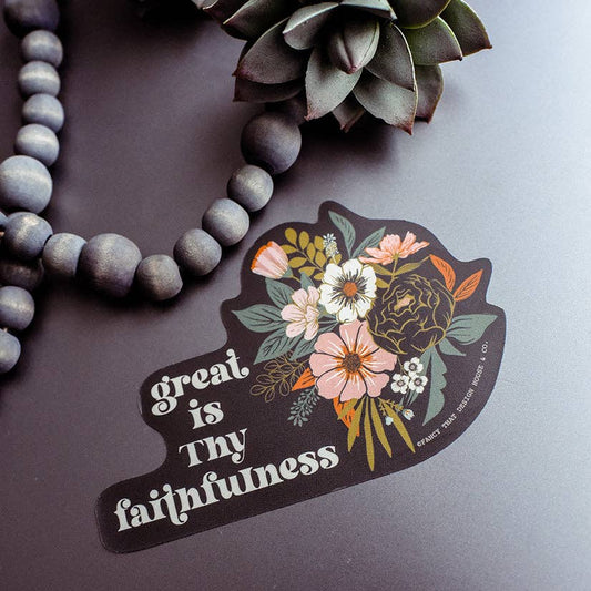 Great is Thy Faithfulness Sticker  *FREE SHIPPING with any order over $10