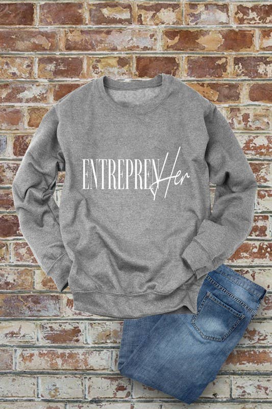 Top Avenue - Entrepren Her, Unisex Crewneck Fleece Sweatshirts