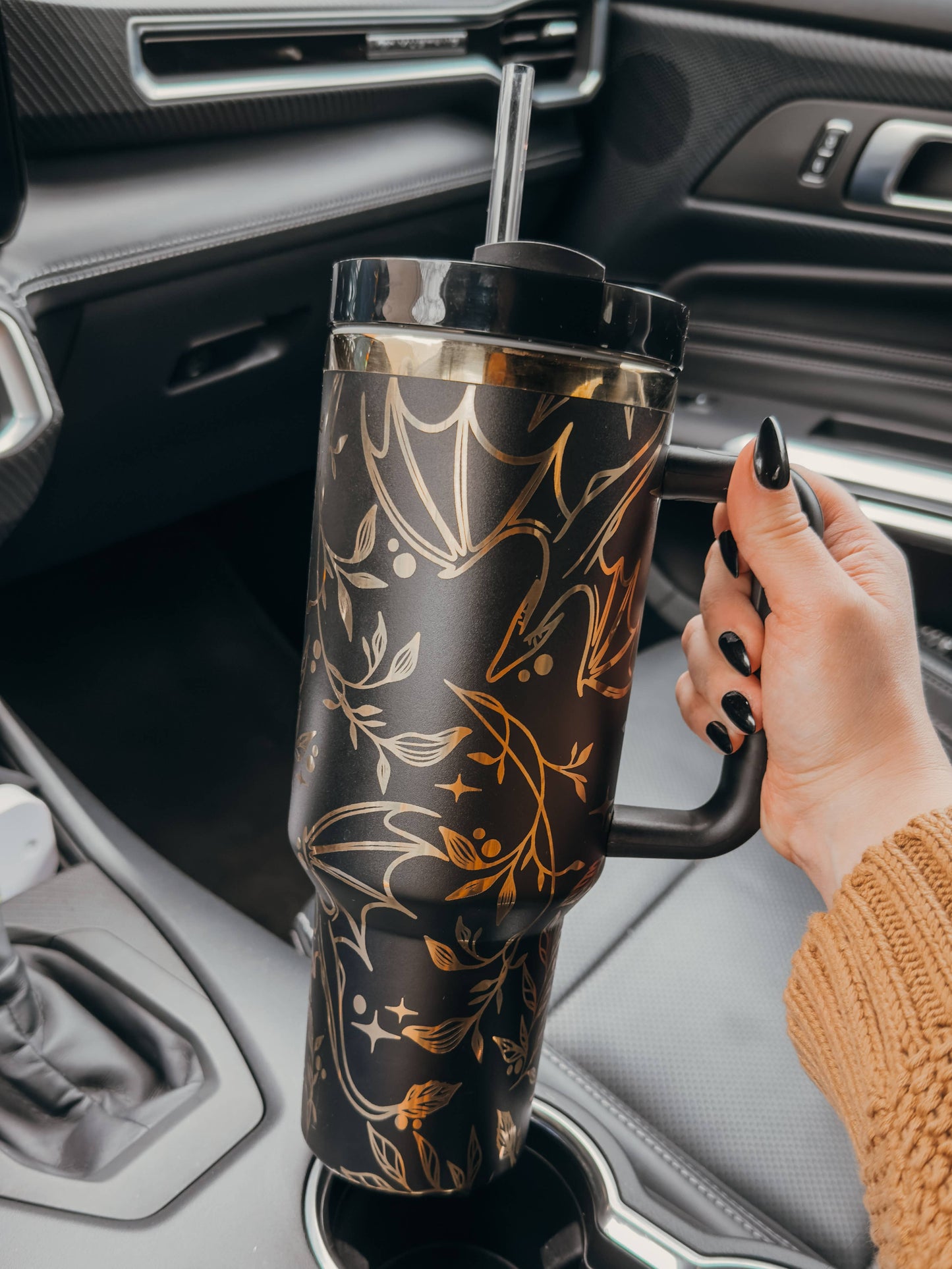 Meaggie Moos - Engraved Gold Dragons Bookish 40oz Tumbler