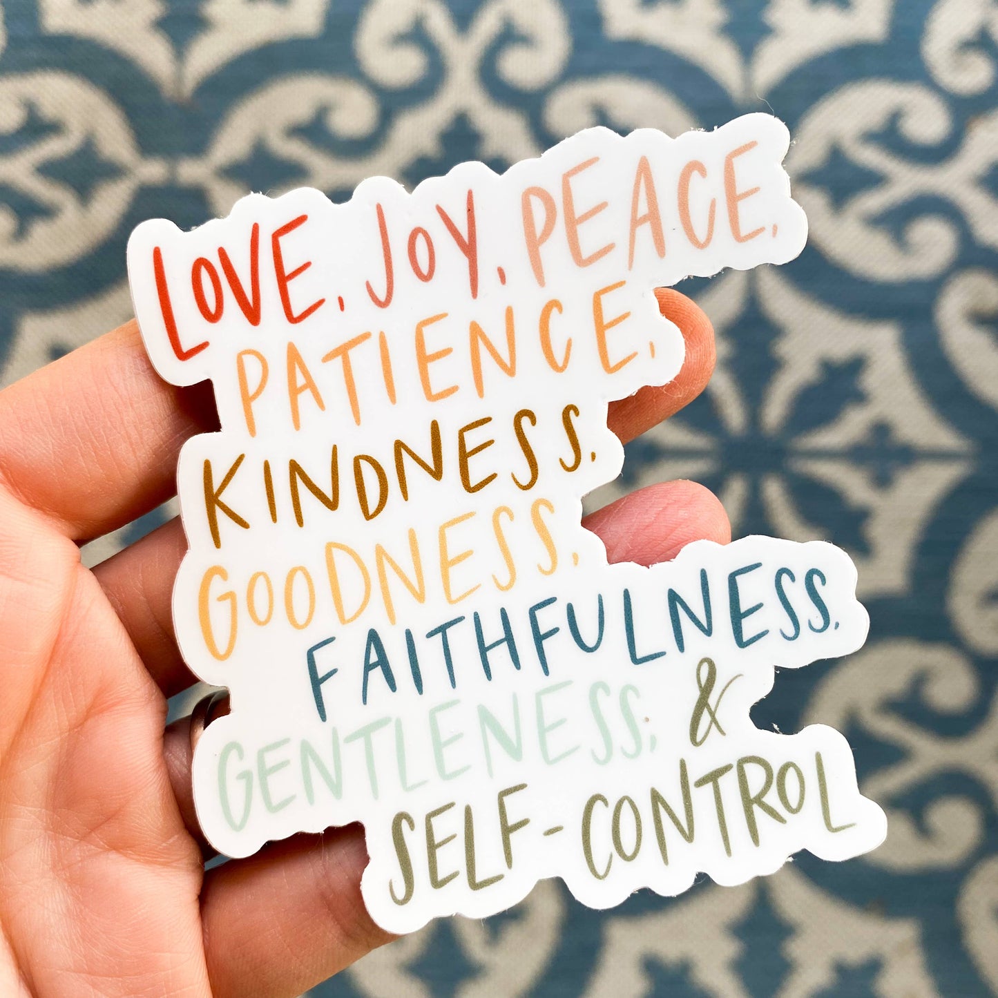 Fruit Of The Spirit Sticker *FREE SHIPPING with any order over $10