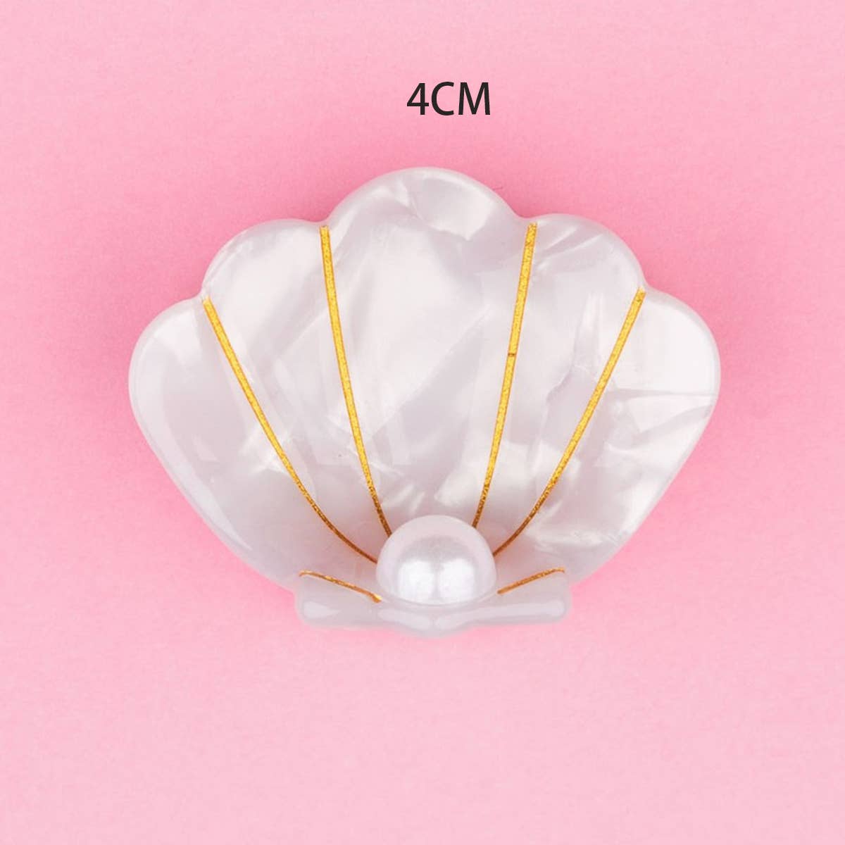ACCITY - OCEAN BEACH FISH SEASHELL ACRYLIC HAIR CLAW CLIPS _CWAHA0552