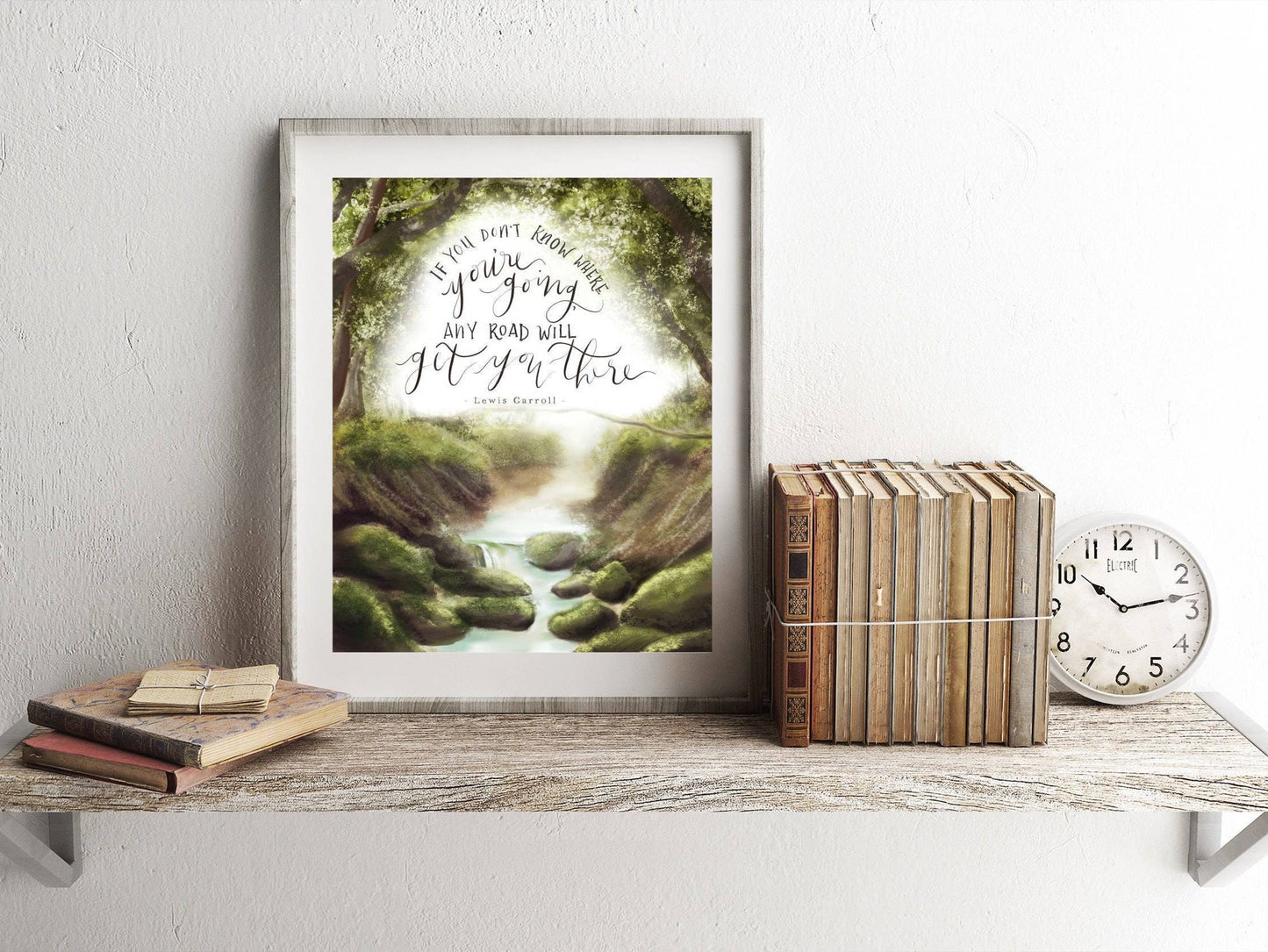 Fox and Wild - If You Don't Know Where You're Going // 8 x 10 Forest Print