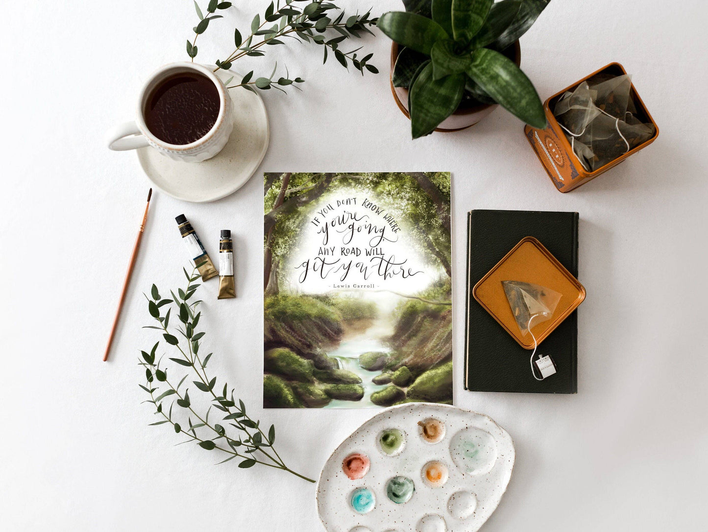 Fox and Wild - If You Don't Know Where You're Going // 8 x 10 Forest Print