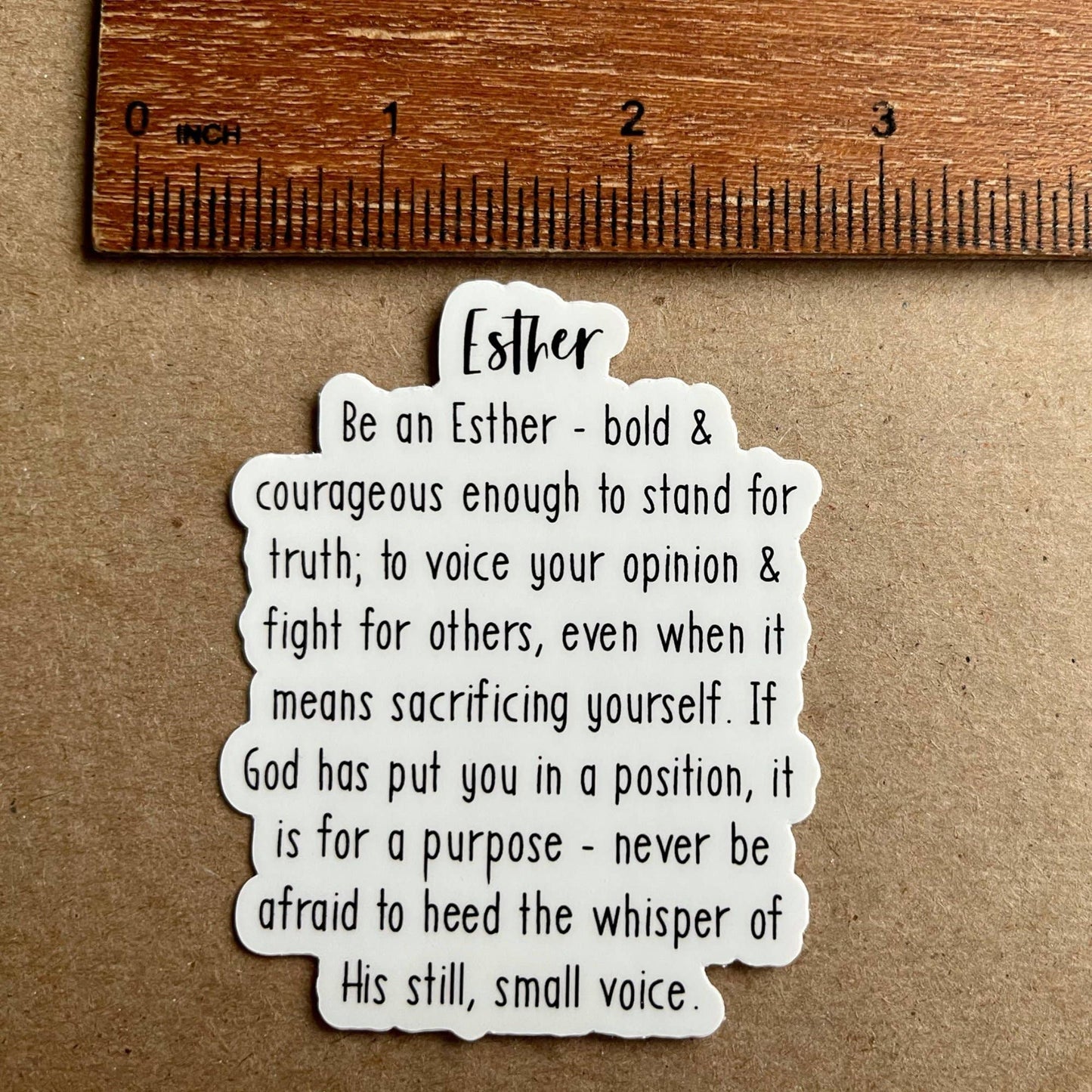 Esther Sticker *FREE SHIPPING with any order over $10