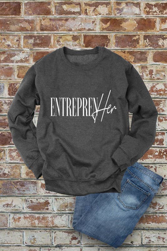 Top Avenue - Entrepren Her, Unisex Crewneck Fleece Sweatshirts