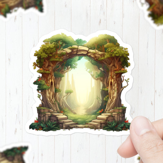 Enchanted Forest Archway Sticker *FREE SHIPPING with any order over $10
