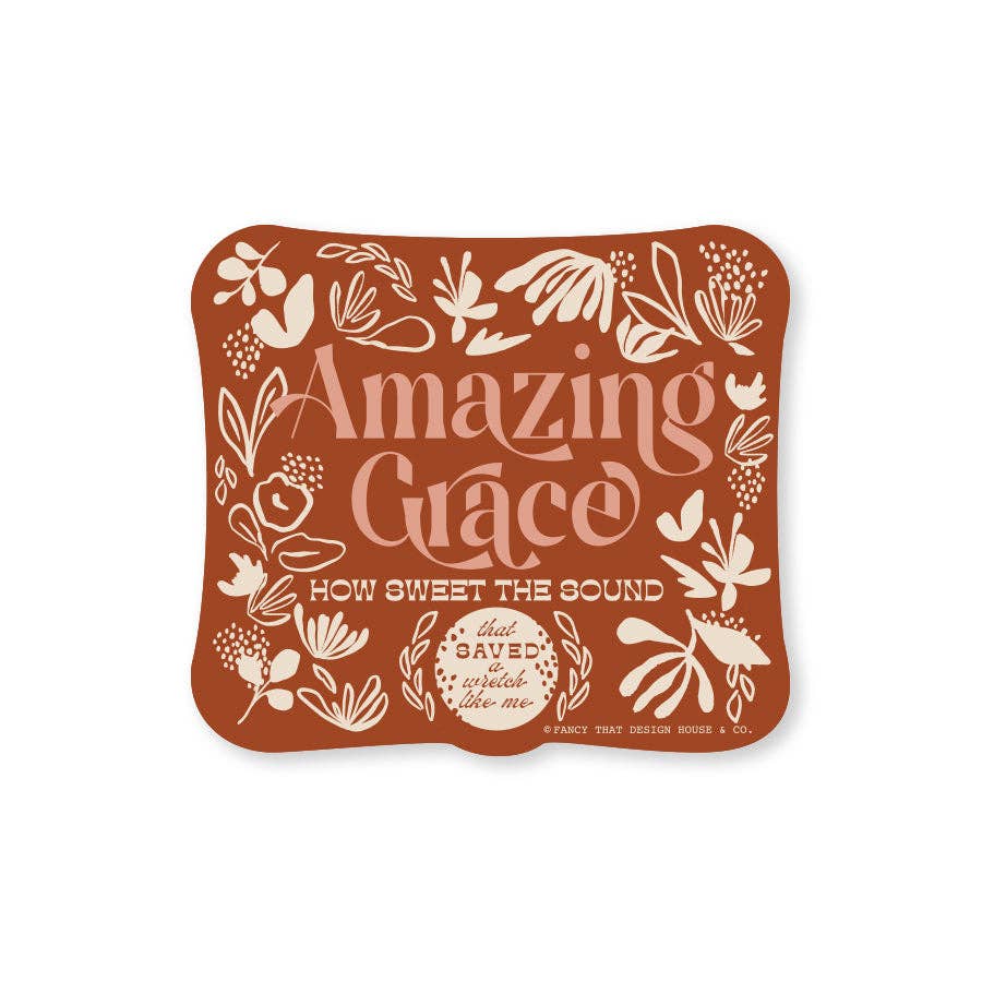 Amazing Grace Sticker *FREE SHIPPING with any order over $10