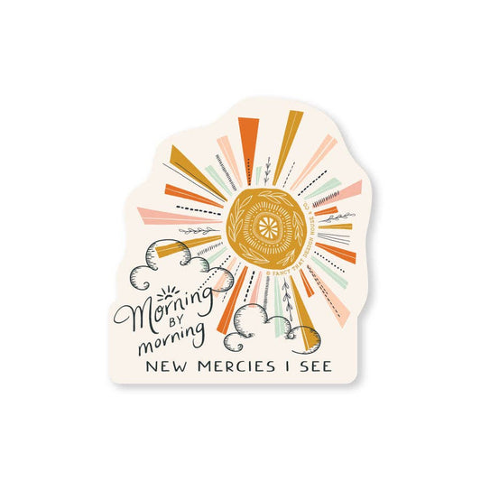 New Mercies Sunshine Sticker *FREE SHIPPING with any order over $10
