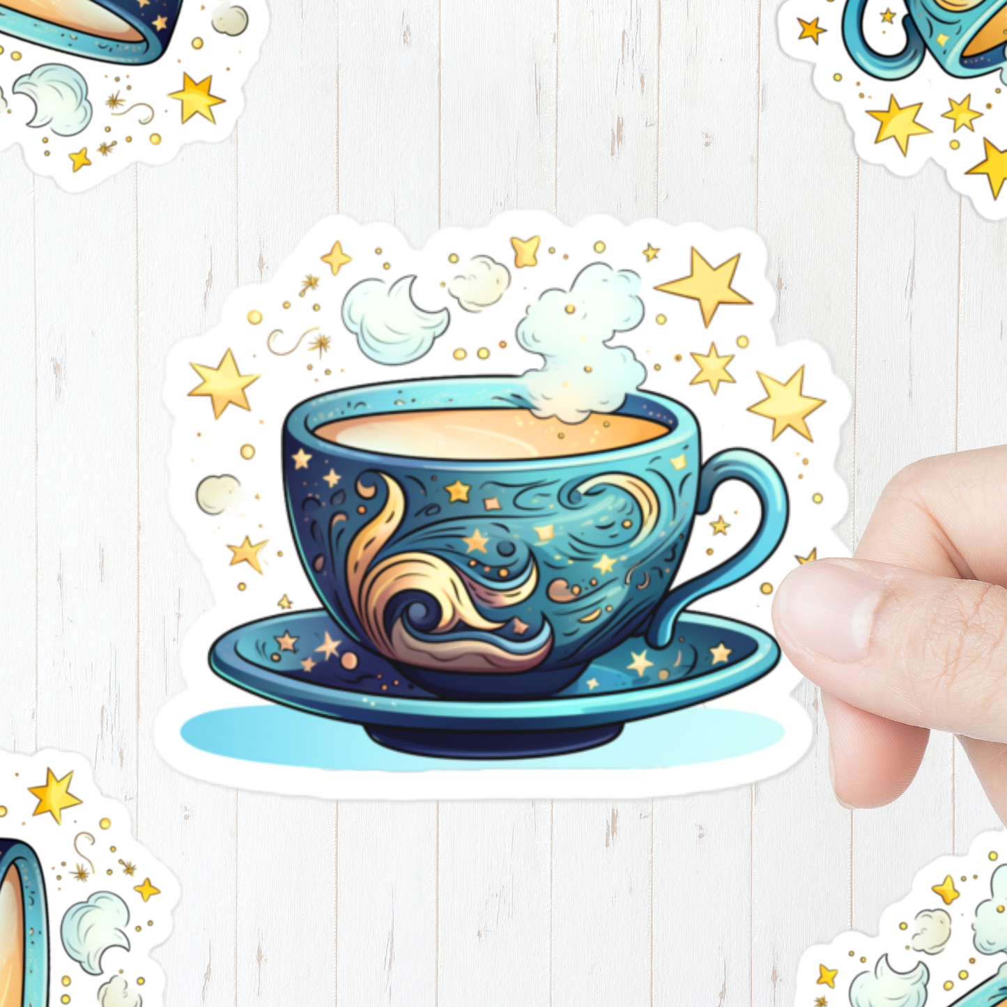 Teacup Sticker *FREE SHIPPING with any order over $10
